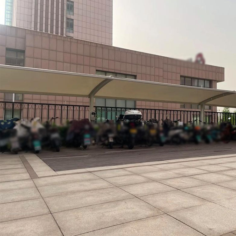 营口膜结构电动车棚